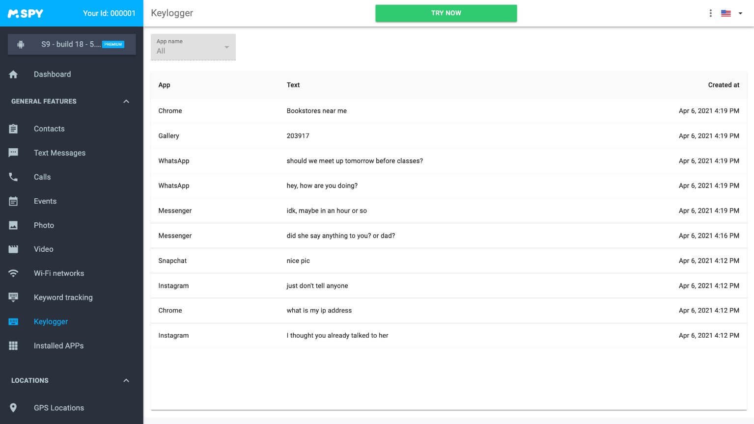spyuu keylogger